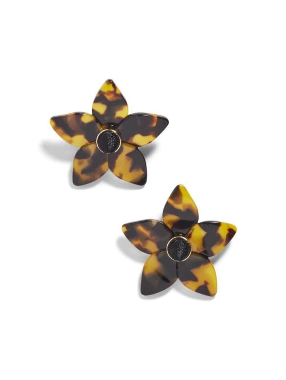 BaubleBar Mini Ashaya Resin Flower Earrings